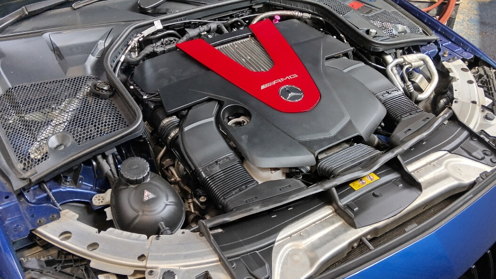 2017 Mercedes-Benz C-Class AMG Coupe (C43) - 3 Litre V6 Engine Bay